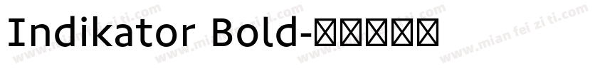 Indikator Bold字体转换